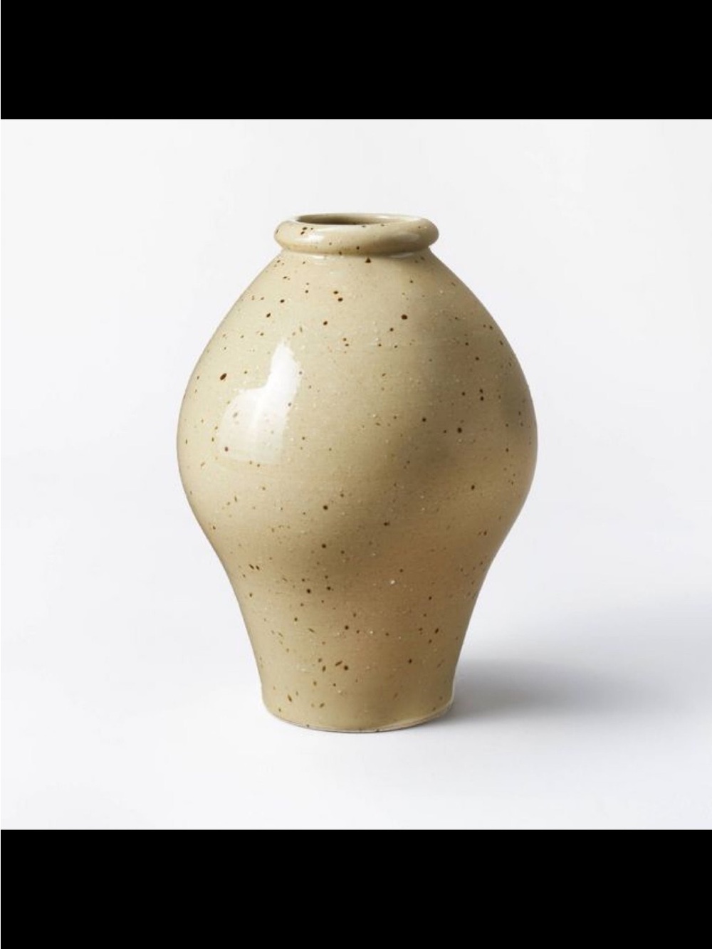 Cream Vintage speckled Vase - Threshold™ designed with Studio McGee
